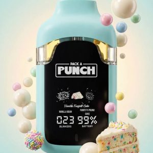 Pack A Punch Disposable Vanilla Furfetti Cake